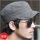 男式 韩国代购 进口复古风全棉韩版 短沿短檐软檐帽子平顶帽松紧封口