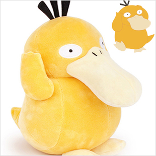 韩国代购进口日本神奇宝贝口袋妖怪宝可梦可达鸭玩偶公仔毛绒玩具