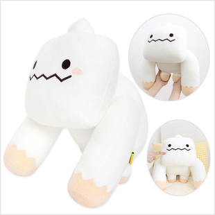 韩国代购进口maplestory冒险岛枫之谷白雪人玩偶毛绒公仔娃娃周边