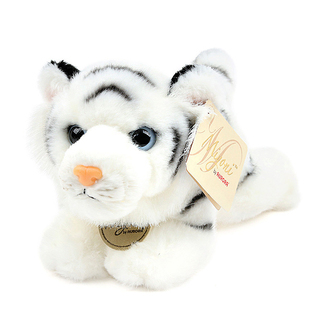 韩国代购趴姿/趴趴棕色老虎/白老虎公仔仿真毛绒玩具车载小号玩偶