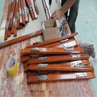 实木报夹 报夹条工程资料架 报纸夹条报刊架夹报纸架木质夹子