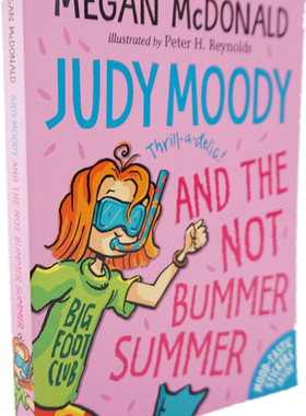 进口英文原版读物 Judy Moody and the NOT Bummer Summer 朱迪·穆迪和不坏的夏天 青少年课外英语阅读