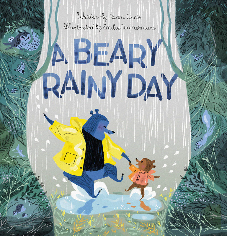 现货 进口英文原版 A Beary Rainy Day 阴雨天 儿童学习英语 启蒙阅读绘本 精装故事书 Clavis出版 书籍/杂志/报纸 儿童读物原版书 原图主图