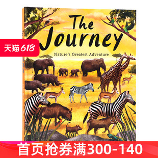 进口英文原版 Journey Marx：The Jonny 儿童英语绘本 Greatest Adventure Nature 大自然之旅 动物迁徙故事书