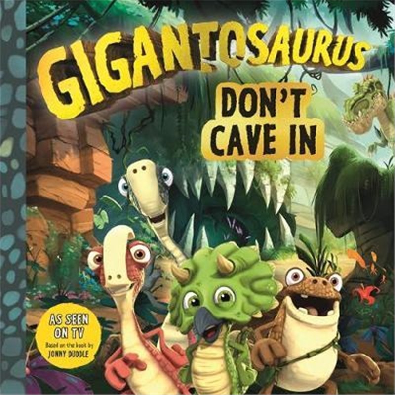 现货 进口英文原版 Gigantosaurus: Don't Cave In 小恐龙大冒险3 获奖童书 原版卡通亲子故事绘本 6-9岁平装 书籍/杂志/报纸 儿童读物原版书 原图主图