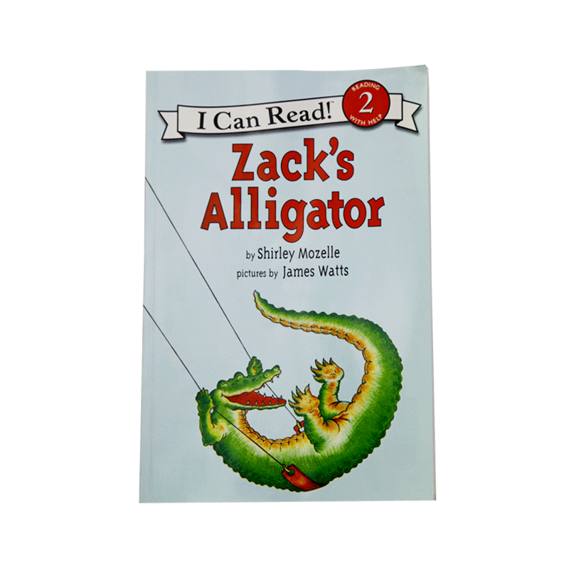 进口英文原版 I Can Read, Level 2 Zack’s Alligator 扎克的鳄鱼 扎克和他的鳄鱼布里吉特的有趣故事 推荐第四阶段