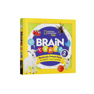 脑轻松 Brain 14岁中小学生英语课外阅读科普百科全书 国家地理系列 Candy Geographic 进口英文原版 National