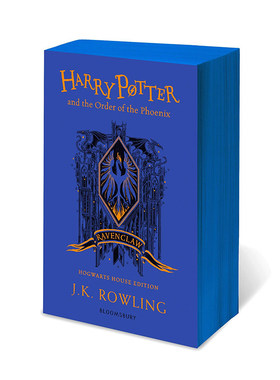 现货 英文原版 哈利波特与凤凰社 劳文克劳20周年学院纪念版 平装 Harry Potter and the Order of the Phoenix Ravenclaw JK罗林