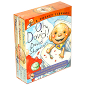 进口原版 Books 英文原装 Pocket Library 儿童绘本情商培养 Box Set 现货 书 哦 口袋书套装 David 大卫 3本