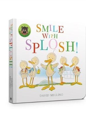 现货 进口英文原版 Smile with Splosh Board Book 微笑与Splosh纸板书 儿童英语启蒙阅读绘本