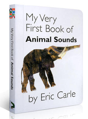 进口英文原版 My Very First Book of Animal Sounds 我的*本动物叫声书 Eric Carle 纸板书 幼儿启蒙认知英文原版绘本