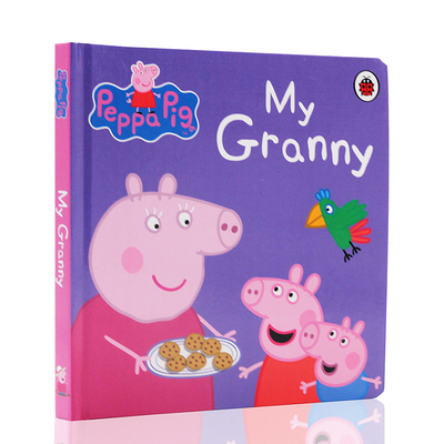 现货 英文原版 佩佩猪 Peppa Pig My Granny 粉红猪小妹 Ladybird 小猪佩琪 佩琦 佩奇 儿童英语启蒙绘本 纸板书