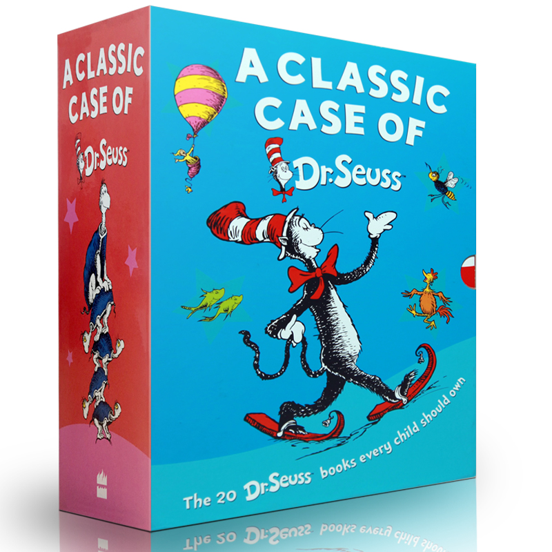 ËÕ˹²©Ê¿¾µä»æ±¾¹Êʼ¯È«20²á ¾«ÃÀºÐ×° Ó¢ÎÄÔ°æ A Classic Case of Dr. Seuss ËÕ˹²©Ê¿ÏµÁÐ The Cat in the Hat ´÷¸ßñµÄè