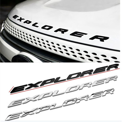 FORD福特探险者EXPLORER字母英文车标汽车机盖车身装饰贴专用改装