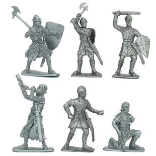 兵人模型 古代 1:25大号7厘米古罗马士兵 十字军 25元50人