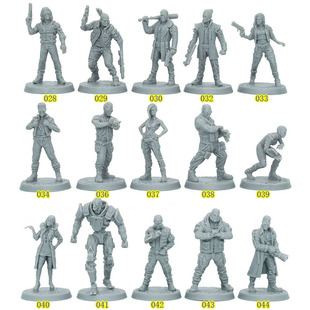 赛博朋克2077夜城风云桌游扩展人物模型边缘行者中间人028-044