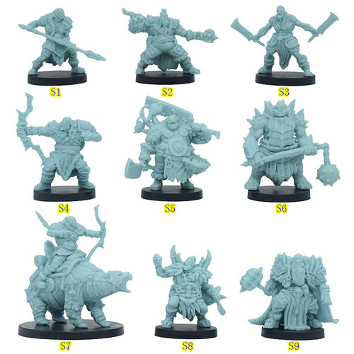 Epic Encounters Hall of the Orc King桌游模型龙与地下城半兽人