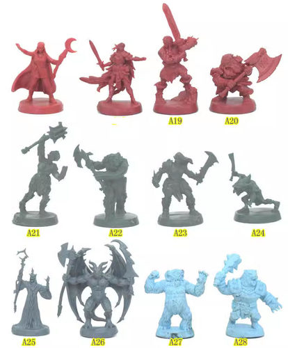 魔幻桌游模型恶魔兽人熊地精