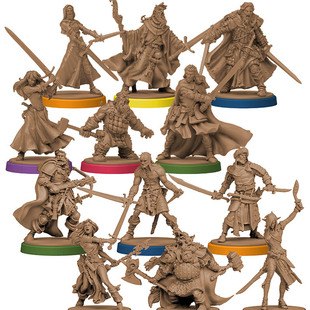 桌游模型 A~E无尽杀戮 战棋跑团 黑死病 狼堡 基础 扩展英雄人物