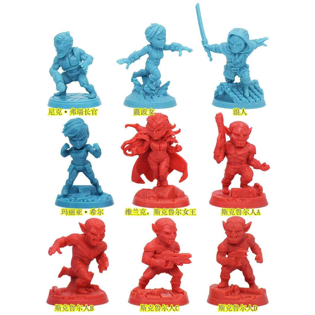 漫威联合作战桌游模型秘密入侵扩