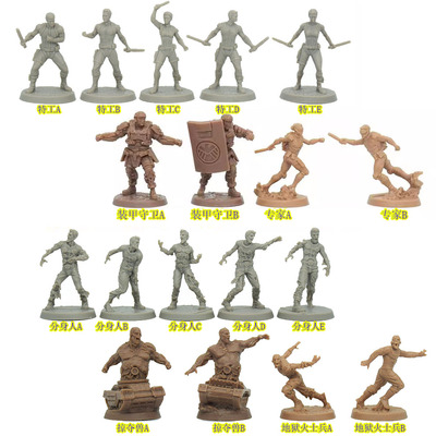 漫威无尽杀戮丧尸宇宙桌游模型