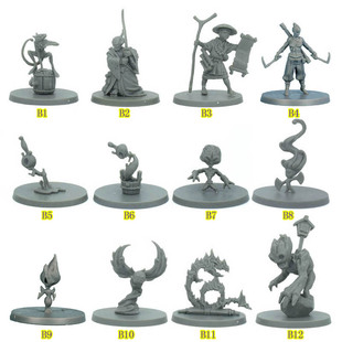 OKKO奥卡编年史桌游模型扩宠物水的循环银梅树修道院古代日本浪人