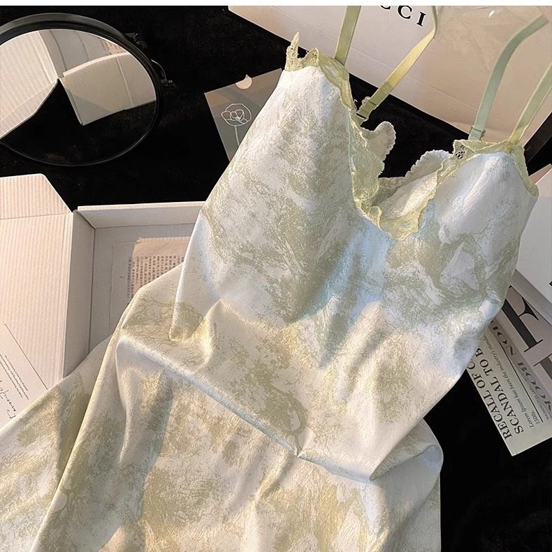 带胸垫 ins风夏季睡裙女款仿真丝睡衣性感甜美小清新吊带裙家居服,女士内衣/男士内衣/家居服,睡袍/浴袍,淘宝优惠券,粉丝福利购,淘宝优惠卷