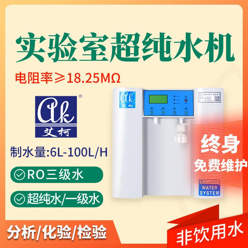 畜牧实验室超纯水机艾柯一体机6L~100L/HRO反渗透产ro纯水超纯水