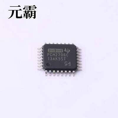 PCM2706CPJTR ADC/DAC-专用型 PCM2706CPJTR TQFP-32(7x7)