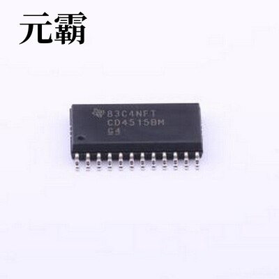CD4515BM96 信号开关/编解码器/多路复用器 CD4515BM96 SOIC-24-3
