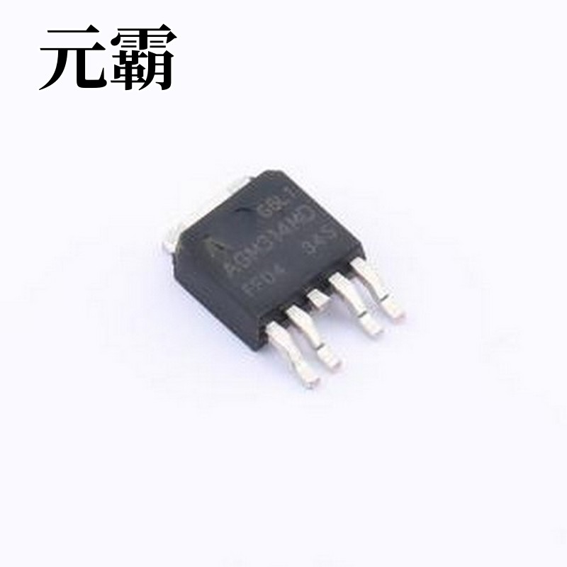 AGM314MD 场效应管(MOSFET) 1个N沟道+1个P沟道 耐压:30V 电流:20