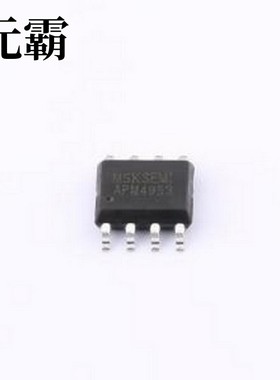 APM4953 场效应管(MOSFET) 2个P沟道 耐压:30V 电流:5.5A SOP-8