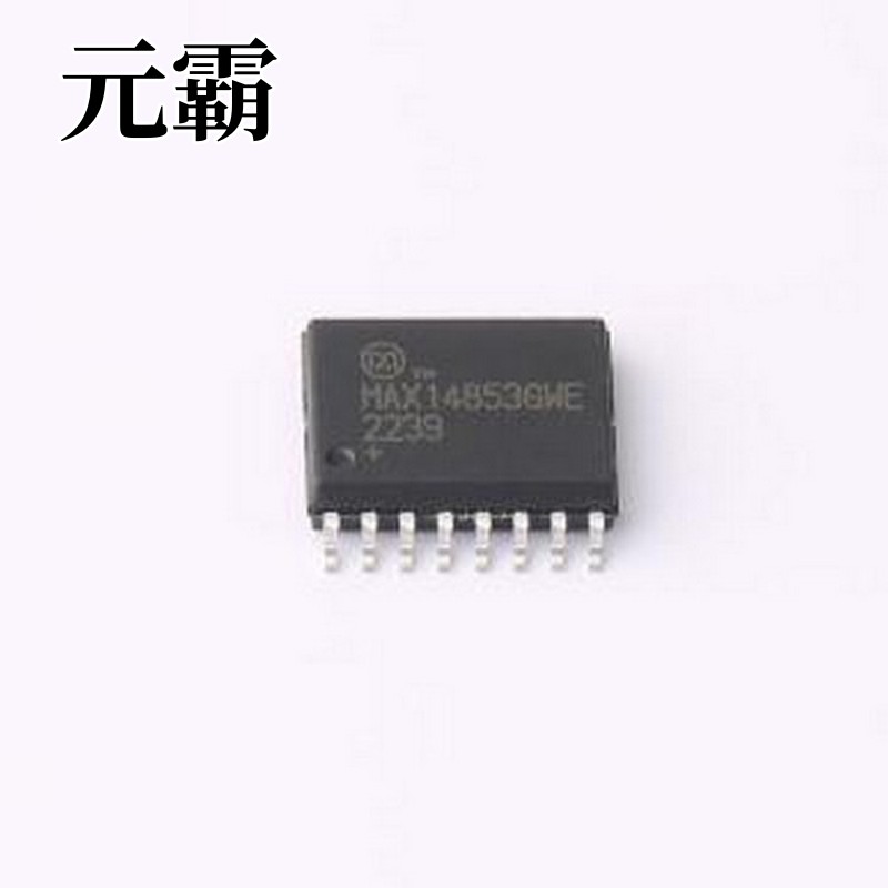 MAX14853GWE+T 隔离式RS485/422收发器 3V~5.5V供电 500Kbps 收发