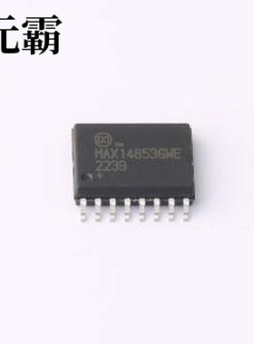 MAX14853GWE+T 隔离式RS485/422收发器 3V~5.5V供电 500Kbps 收发