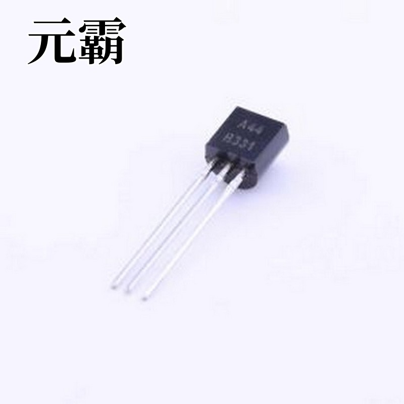 A44(RANGE:100-200) 三极管(BJT) NPN 电流:200mA 耐压:400V hfe=