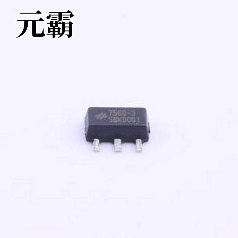 HT7560-3 线性稳压器(LDO) 输入30V 输出6V 150mA SOT-89-3