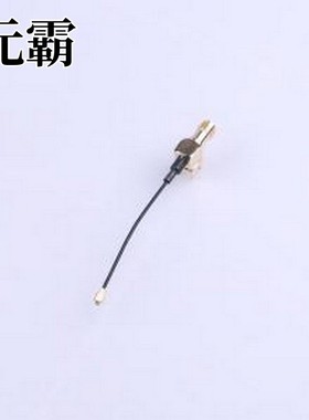 HJ-IPEX1-SMA-RG1.13-60mm 射频连接线 1.13mm双锡线黑色射频连接