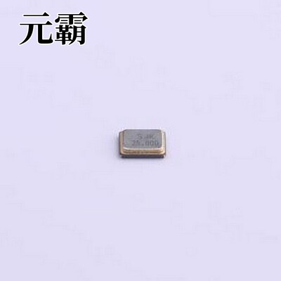 7E25000E09UCG 无源晶振 25MHz ±10ppm 9pF SMD2520-4P
