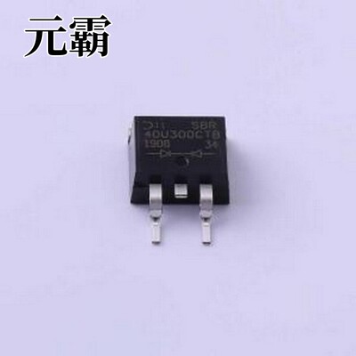 SBR40U300CTB 超势垒整流器(SBR) 电压:300V 电流:20A D2PAK
