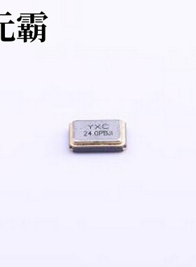 X322524MPB4SI 无源晶振 24MHz ±10ppm 15pF SMD3225-4P