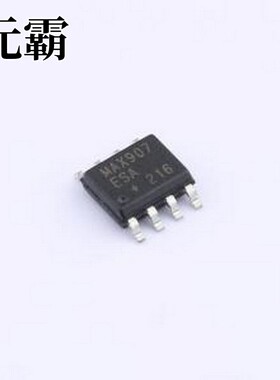 MAX907ESA+ 比较器 高精度、低功耗、单电源TTL比较器 SOIC-8