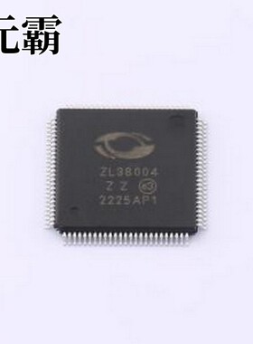 ZL38004QCG1 电信接口IC 专用语音处理器，带双通道编解码器 LQFP