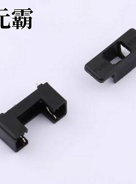 PTF-77-B 保险丝座(盒) 保险丝夹5*20黑色（两件套） 插件,P=22.5