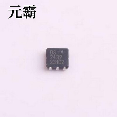 DS2432P+T&R EEPROM 1Kb 1-Wire EEPROM with SHA-1 Engine TSOC-
