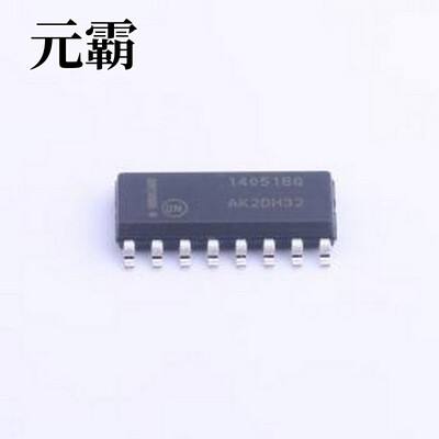 MC14051BDR2G 模拟开关/多路复用器 MC14051B 8通道模拟多路复用