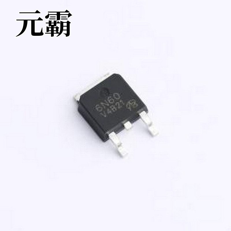 HFD6N60U-VB 场效应管(MOSFET) 1个N沟道 耐压:650V 电流:5A TO-2