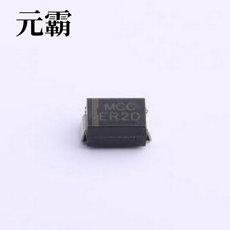 ER2D-LTP 快恢复/高效率二极管 电压:200V 电流:2A DO-214AA(SMB)
