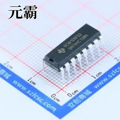SN74HC138N DIP-16 信号开关/编解码器/多路复用器