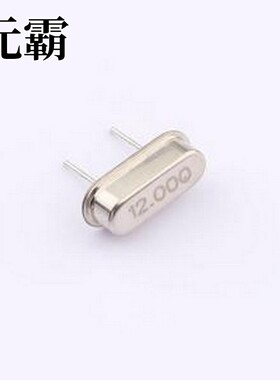 SCBYS12X00000YBRJ 无源晶振 12MHz±20ppm18pf6.0mm HC-49S