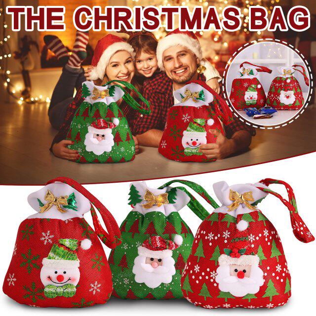 christmas gift doll bags three-dimensional doll candy bag ch
